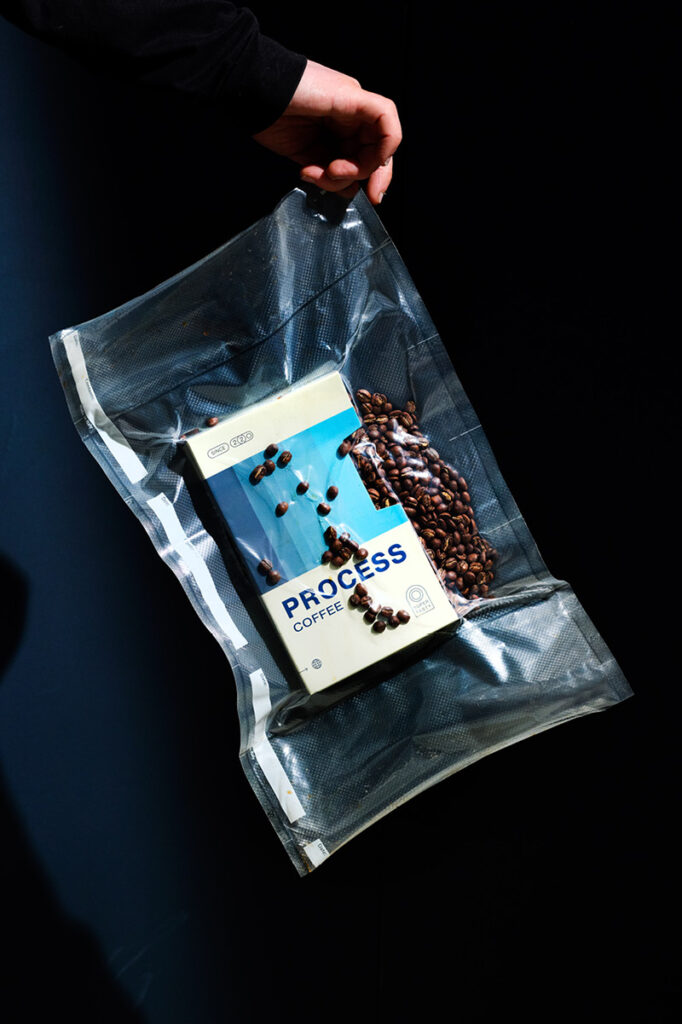 packaging of process coffee, belfast